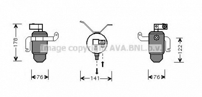 AVA QUALITY COOLING cnd183 -  Осушитель, кондиционер
